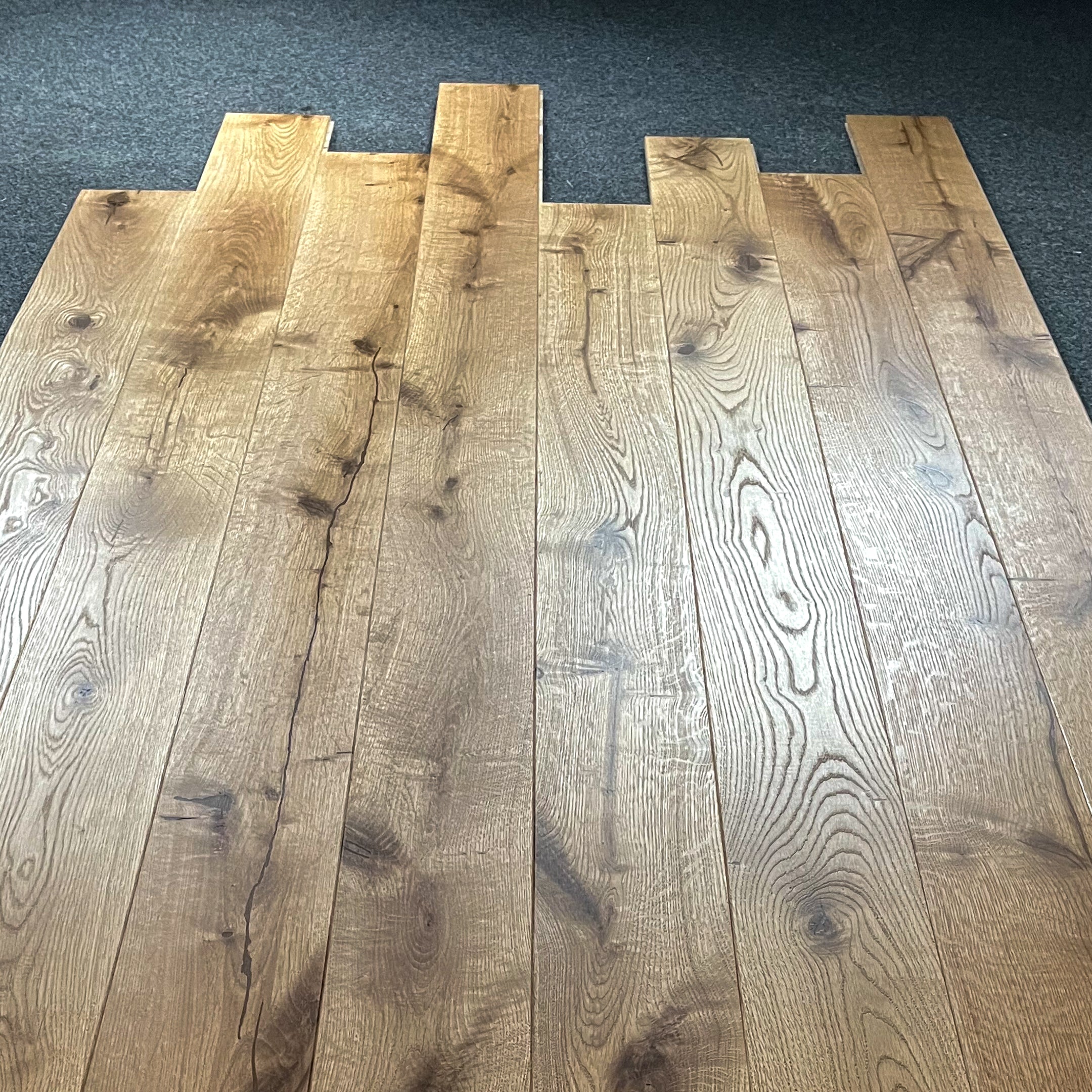 Deska podłogowa 3- Warstwowa dąb kolor Naturalny klasa rustic 15 / 160 / 1600-2000 mm