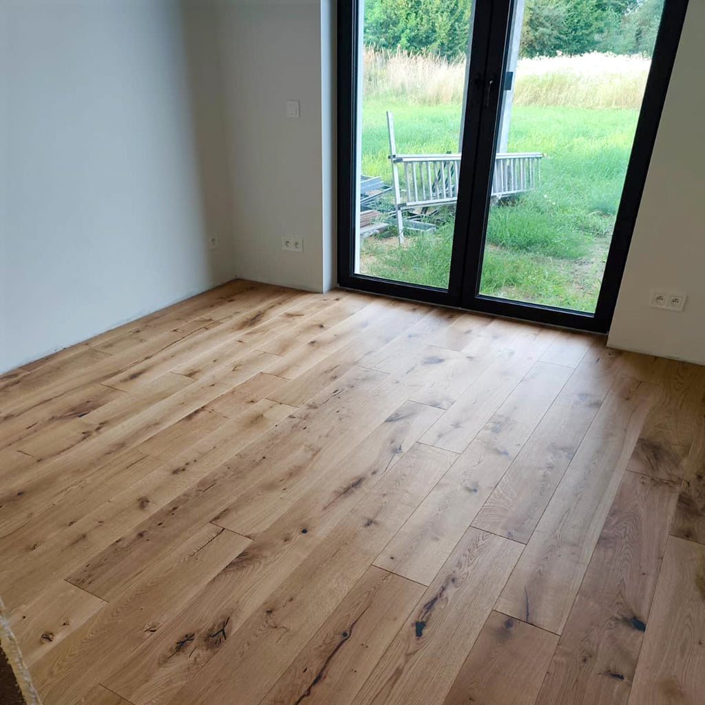 Deska podłogowa 3- Warstwowa dąb kolor naturalny klasa rustic 15/190/2000 mm