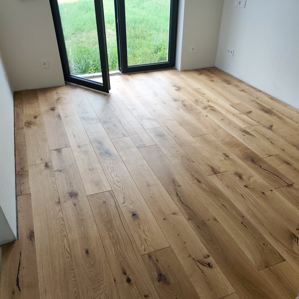 Deska podłogowa 3- Warstwowa dąb kolor naturalny klasa rustic 15/190/2000 mm