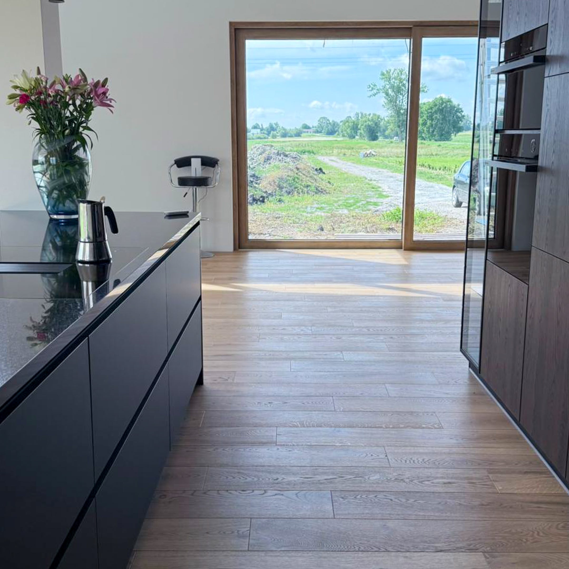 Deska podłogowa 3- Warstwowa dąb kolor Breslau klasa rustic 15 / 160 / 1080 mm