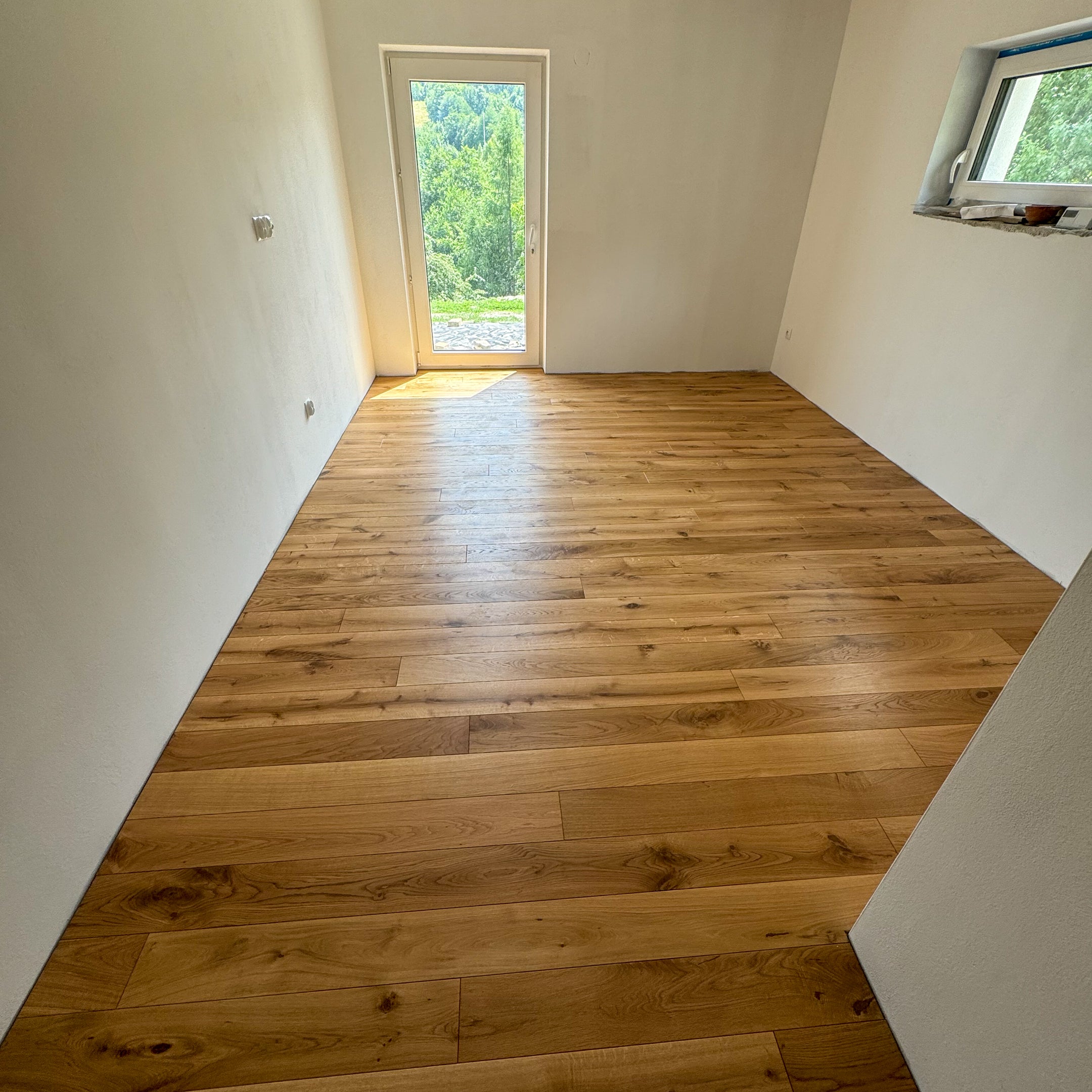 Deska podłogowa 3- Warstwowa dąb kolor Naturalny klasa Rustic 13 / 140 / 1600-2400 mm