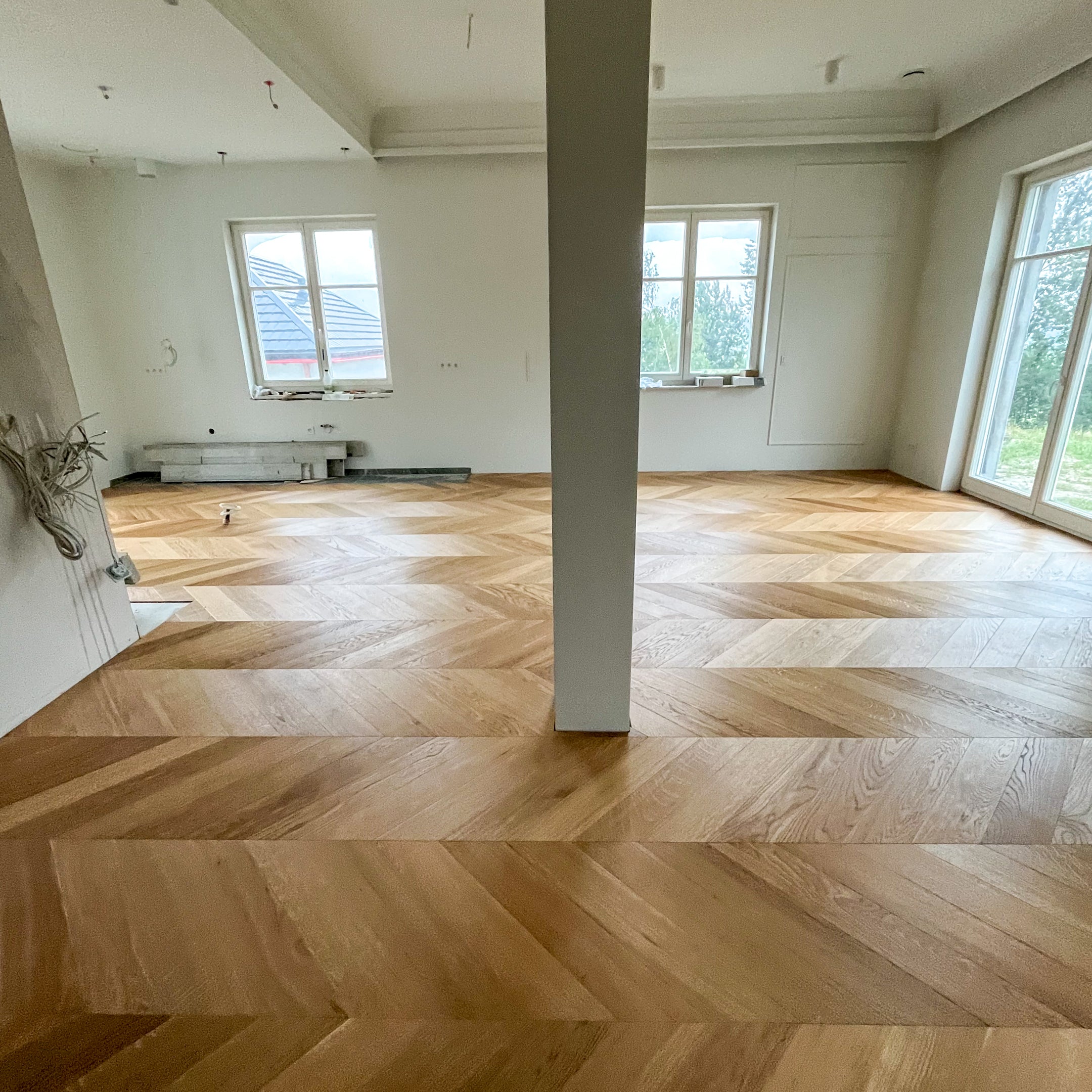 Parkiet 3 - Warstwowy Jodełka Francuska Natur 15 / 140 / 700 mm Kolor Naturalny