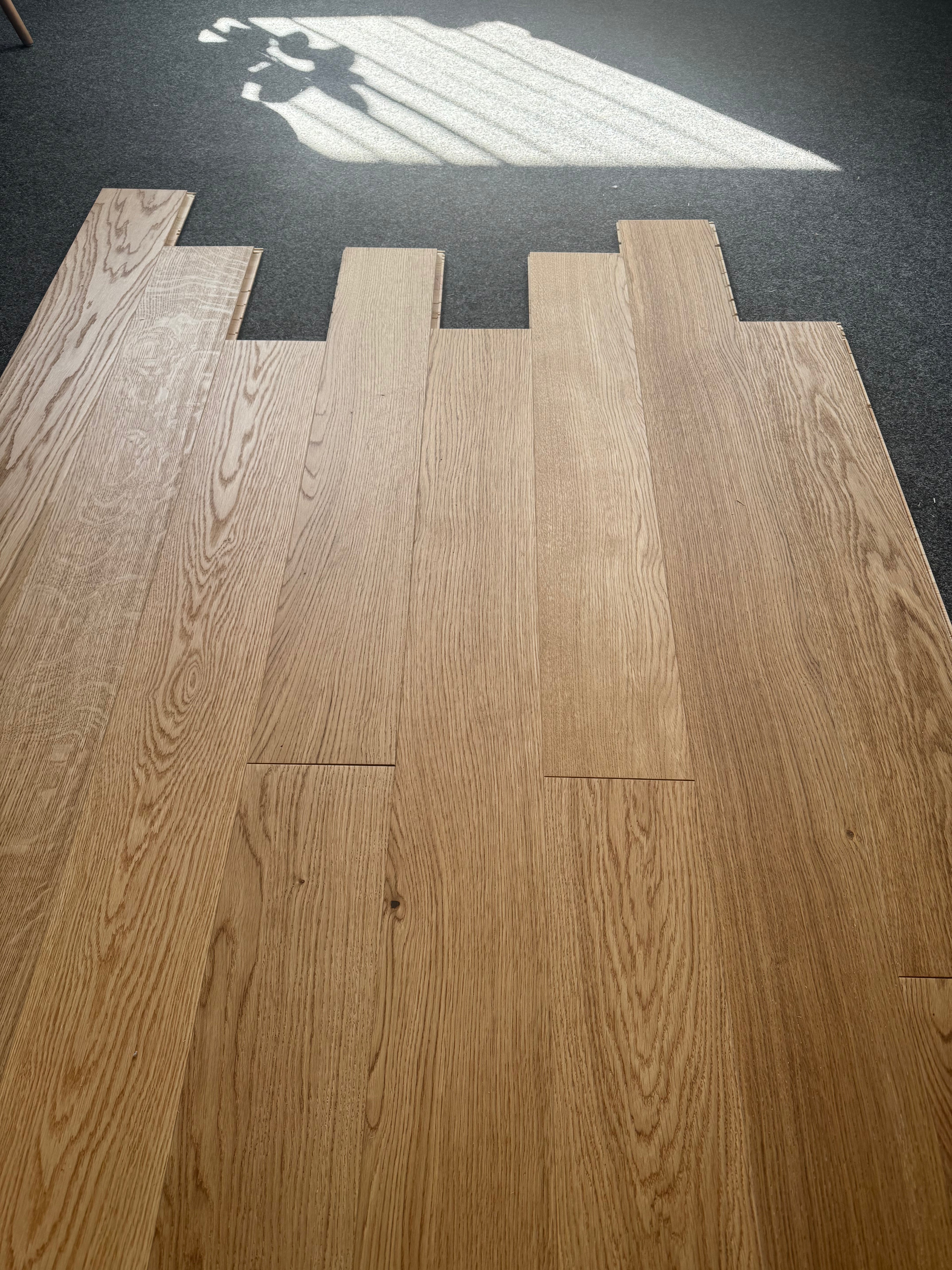 Deska podłogowa 3- Warstwowa CLICK 5G dąb kolor NATURALNY klasa NATURE 14 x 150 x 950 - 1900 mm