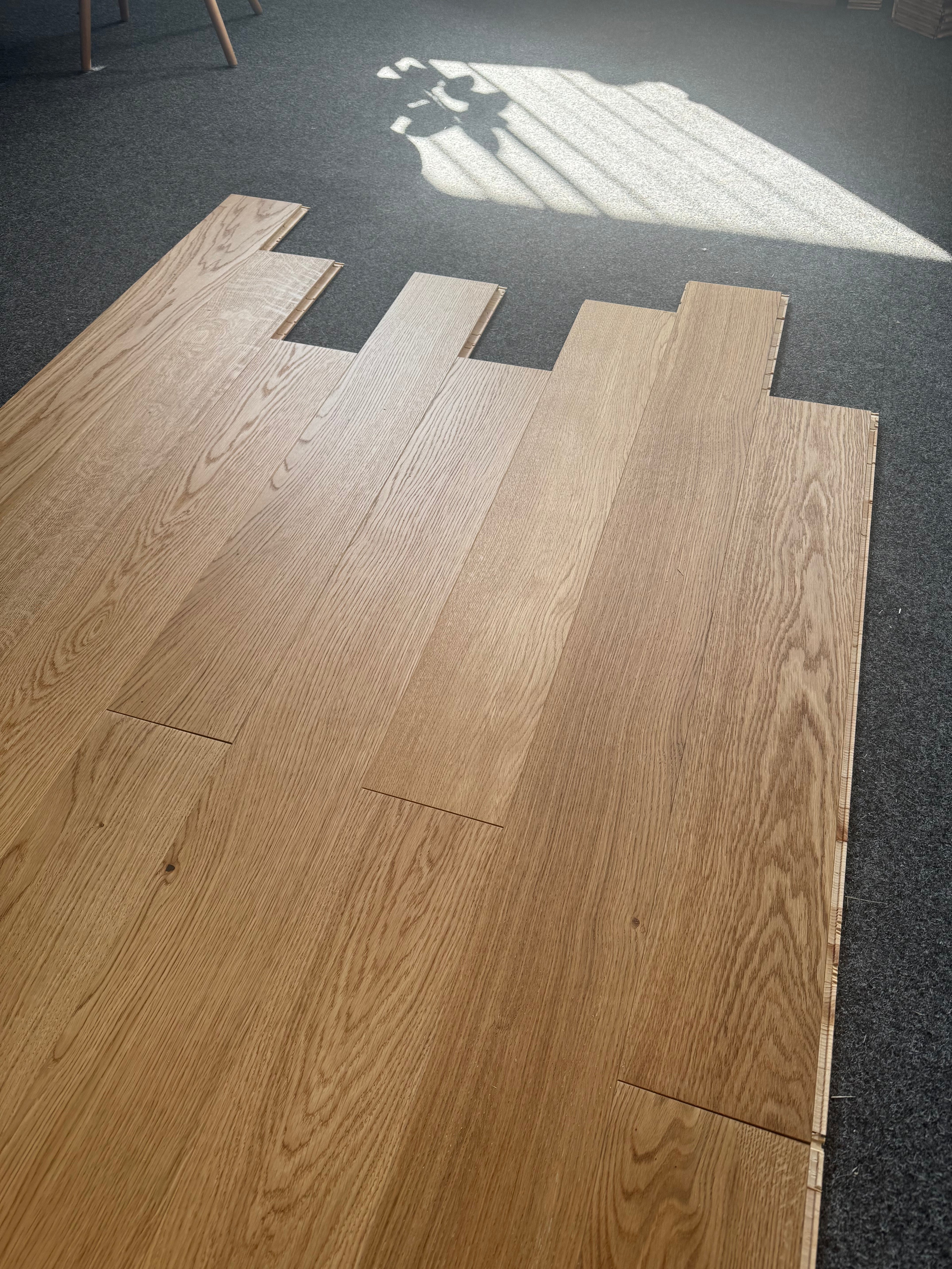 Deska podłogowa 3- Warstwowa CLICK 5G dąb kolor NATURALNY klasa NATURE 14 x 150 x 950 - 1900 mm