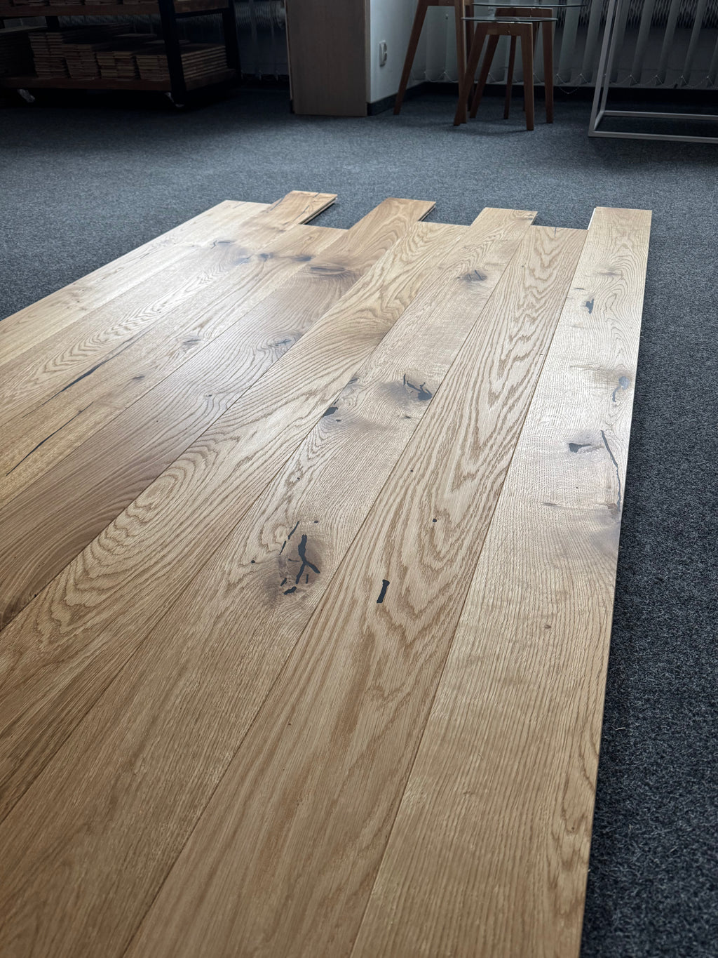 Deska podłogowa 3- Warstwowa dąb kolor Naturalny klasa Rustic 15 / 150 / 2000 mm 259 m2