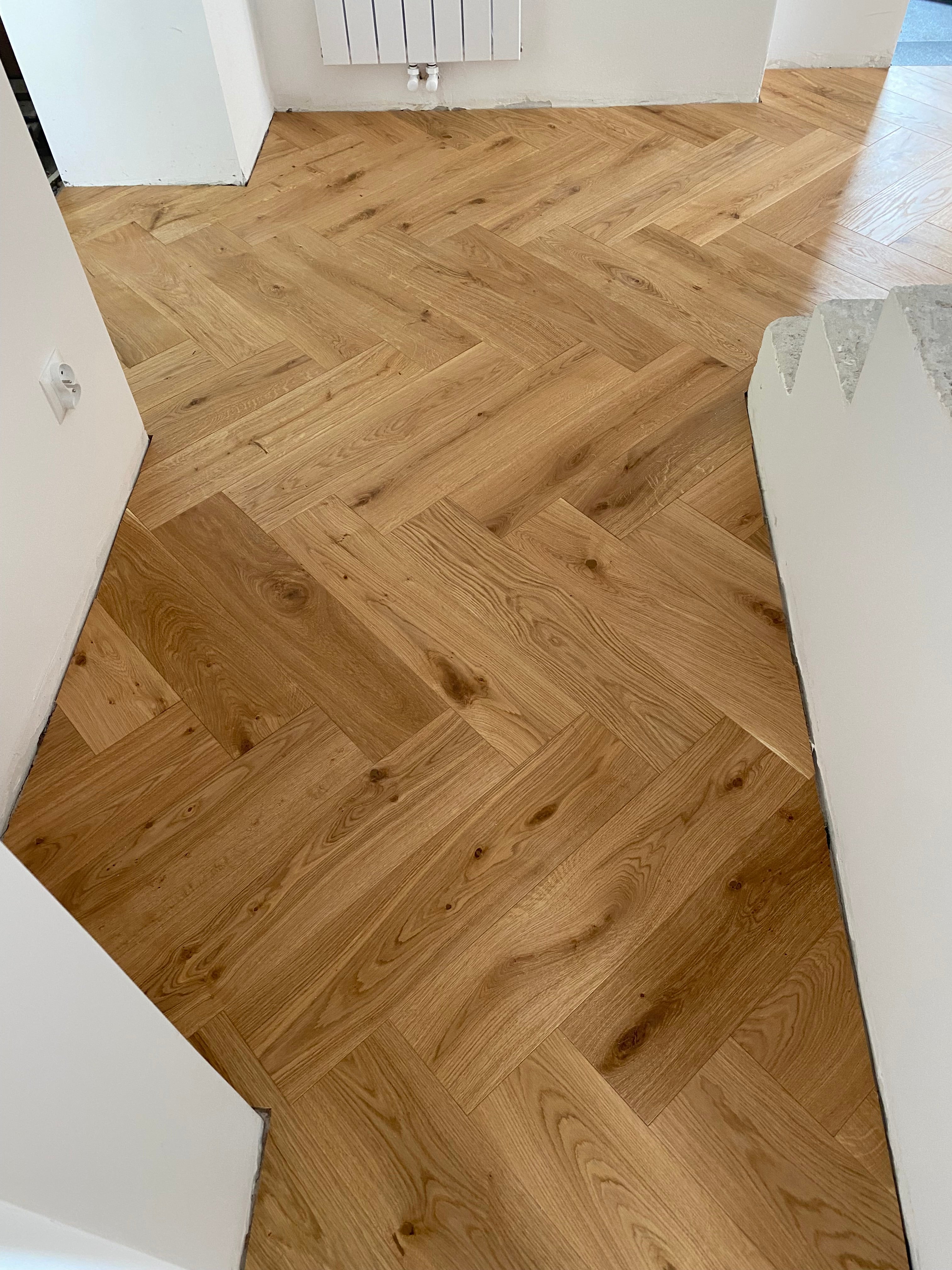 Parkiet 3 - Warstowy Jodełka Klasyczna Rustic 15 / 140 / 700 mm Kolor Naturalny