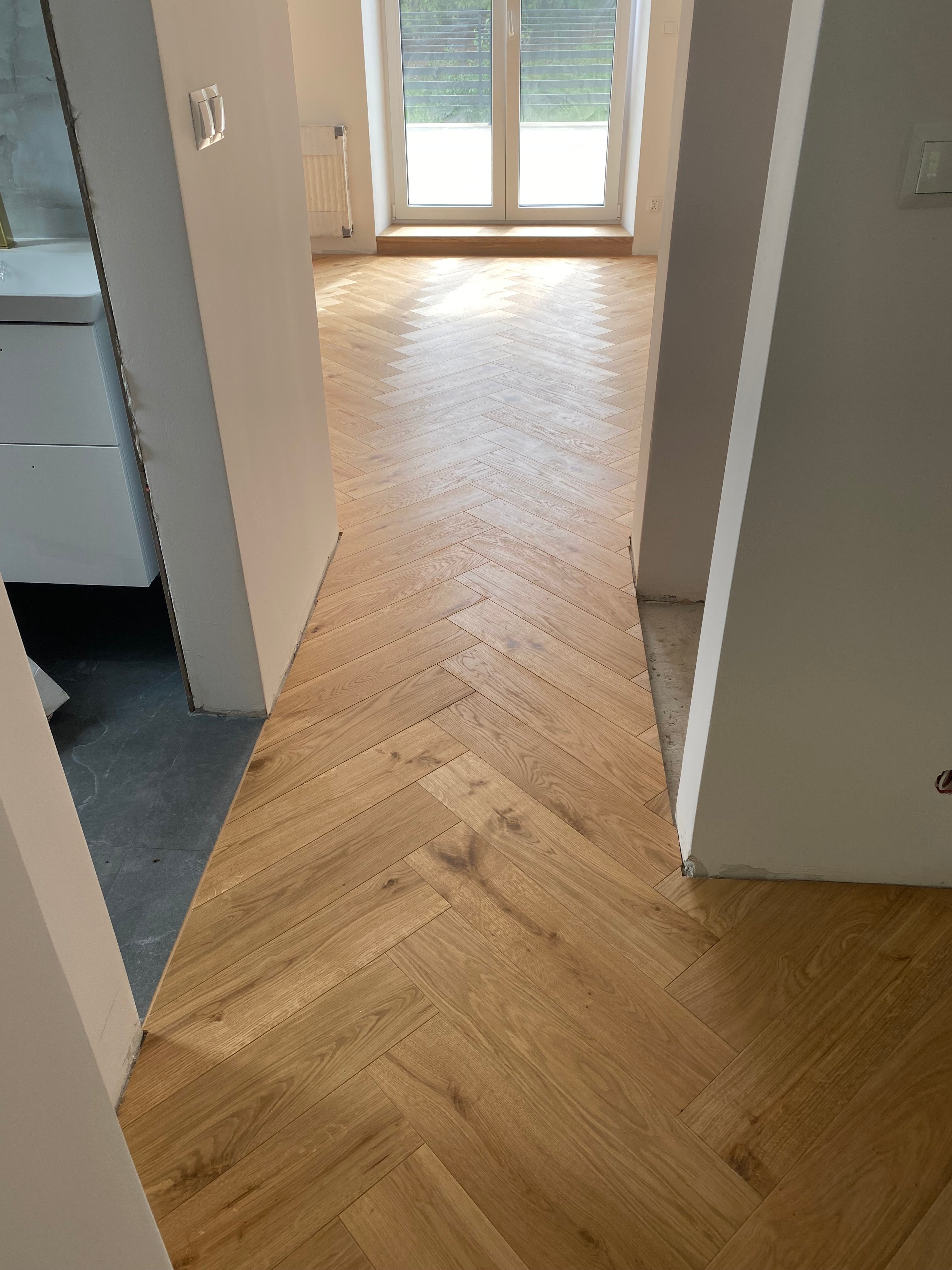 Parkiet 3 - Warstowy Jodełka Klasyczna Rustic 15 / 140 / 700 mm Kolor Naturalny