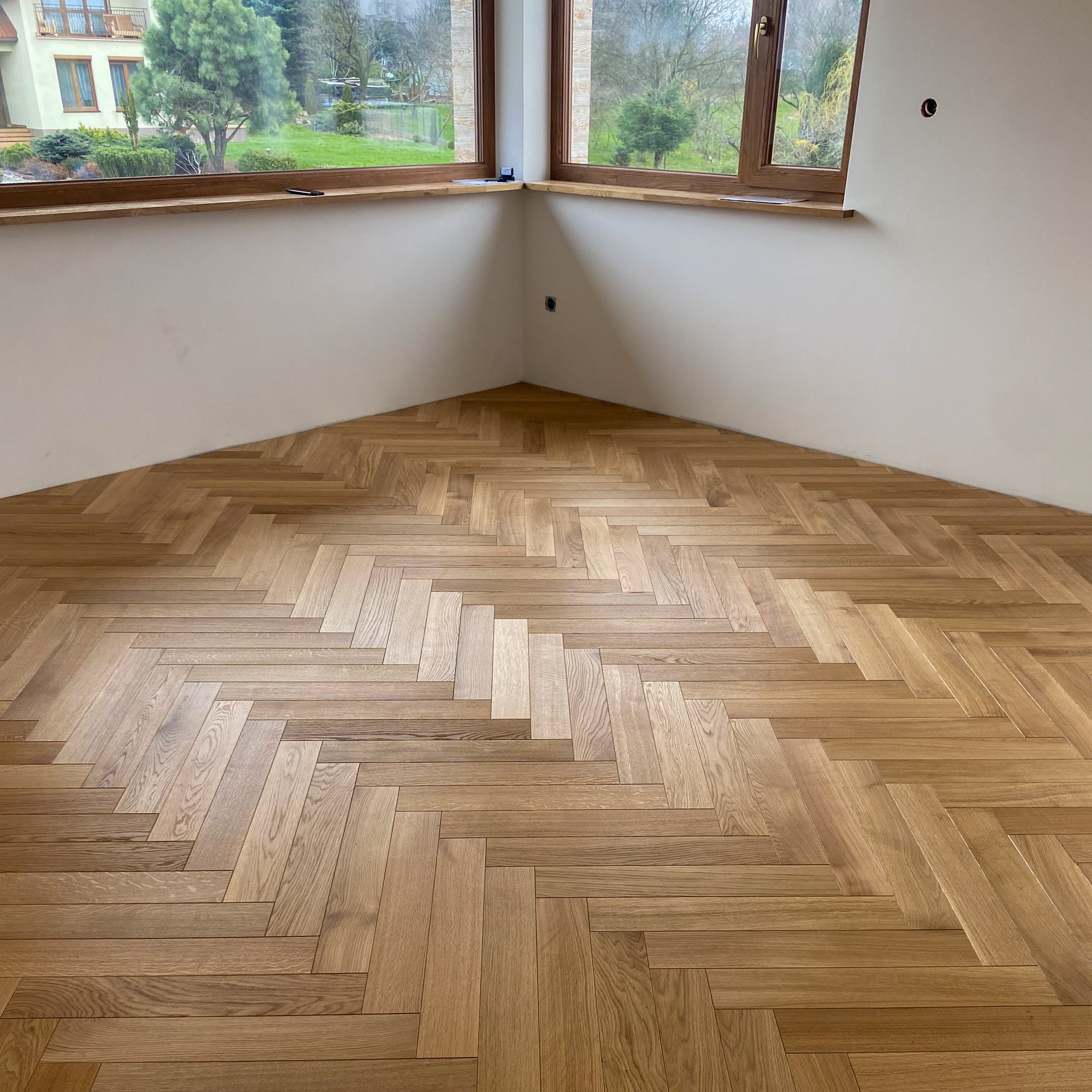 Parkiet 3 - Warstwowy Jodełka Klasyczna Natur 14 / 90 / 600 mm Kolor Naturalny 38 M2