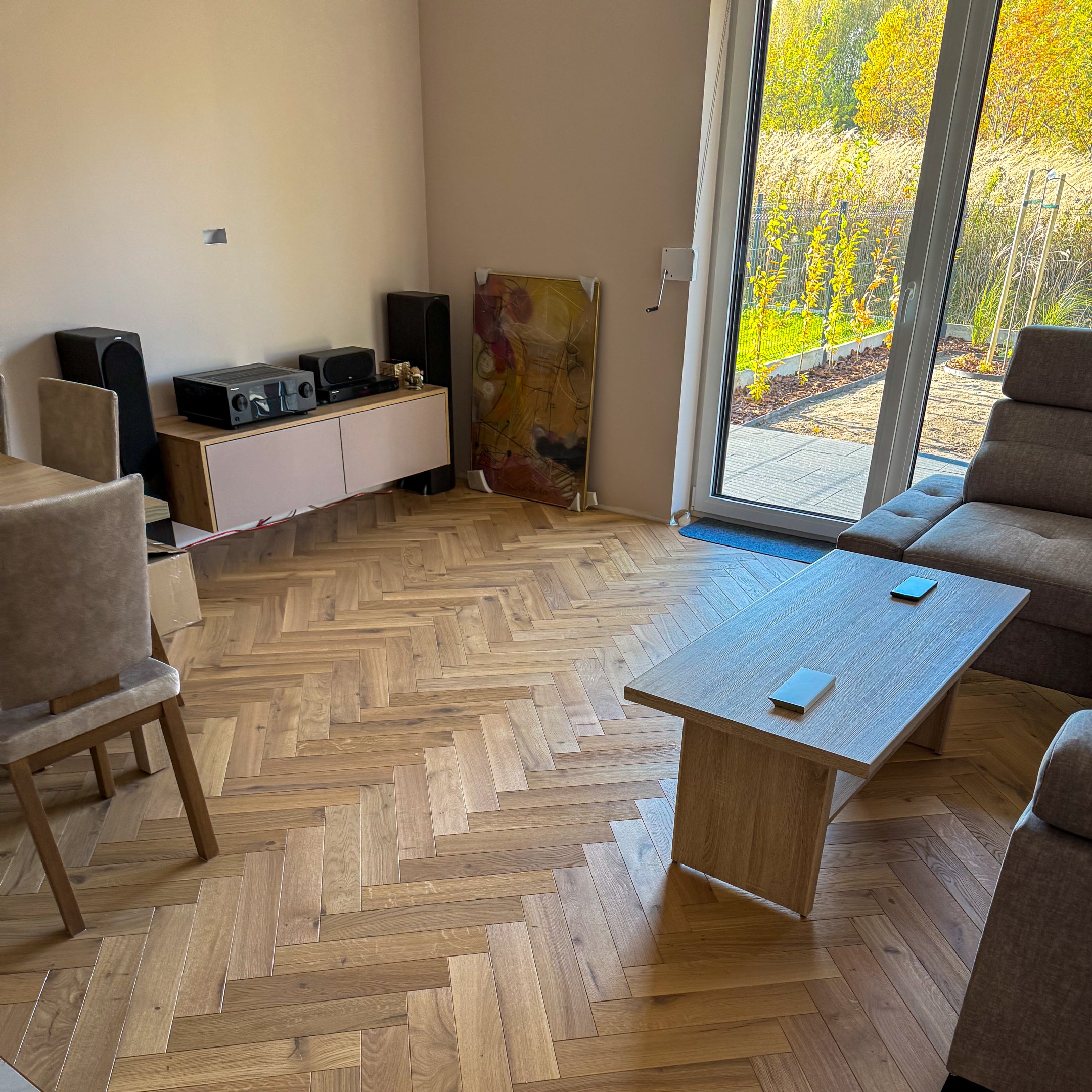 Parkiet 3 - Warstowy Jodełka Klasyczna Rustic 15 / 90 / 450 mm Kolor Breslau