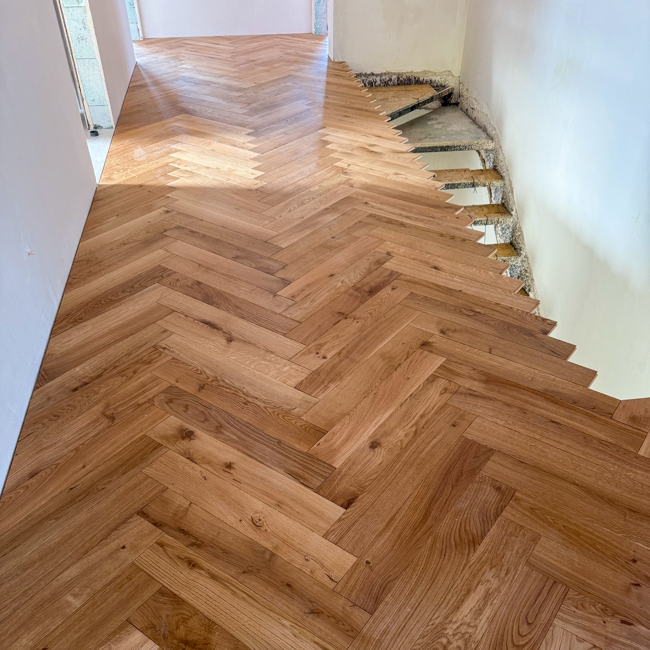 Parkiet 3 - Warstwowy Jodełka klasyczna Rustic 15 / 100 / 600 Kolor Naturalny